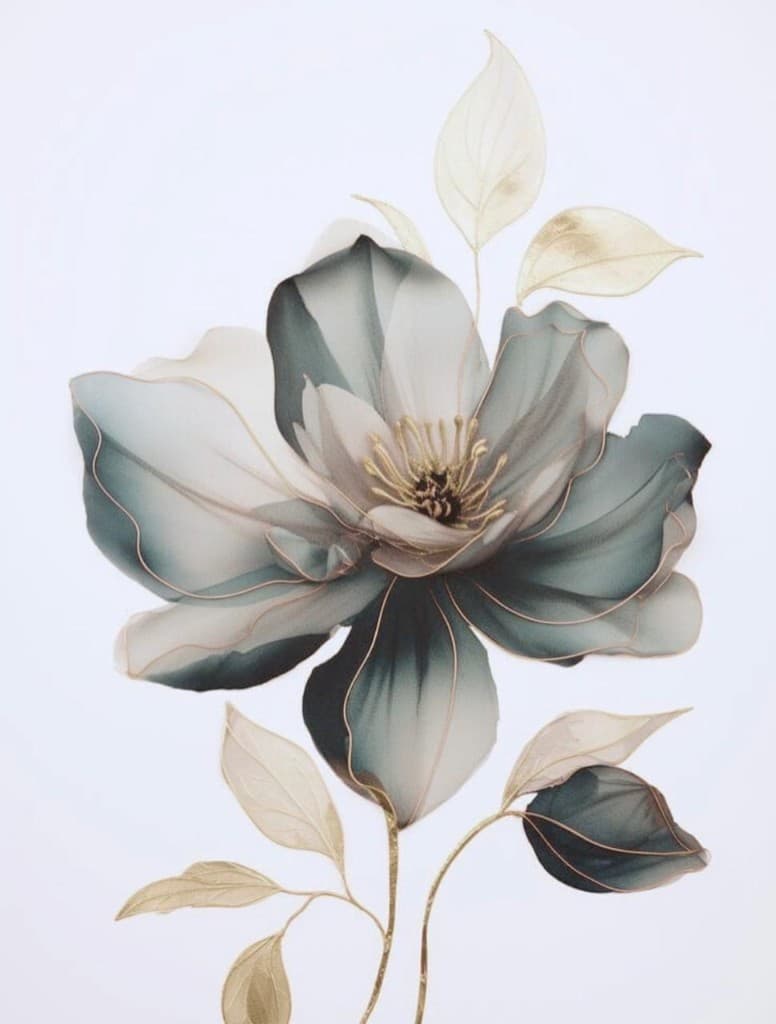 Artistic floral illustration for Ward Flowers Experience